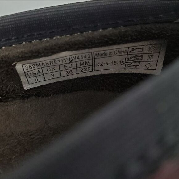 Vionic Calf Hair Mabrey Wine Leopard Print Heels - Picture 10 of 11